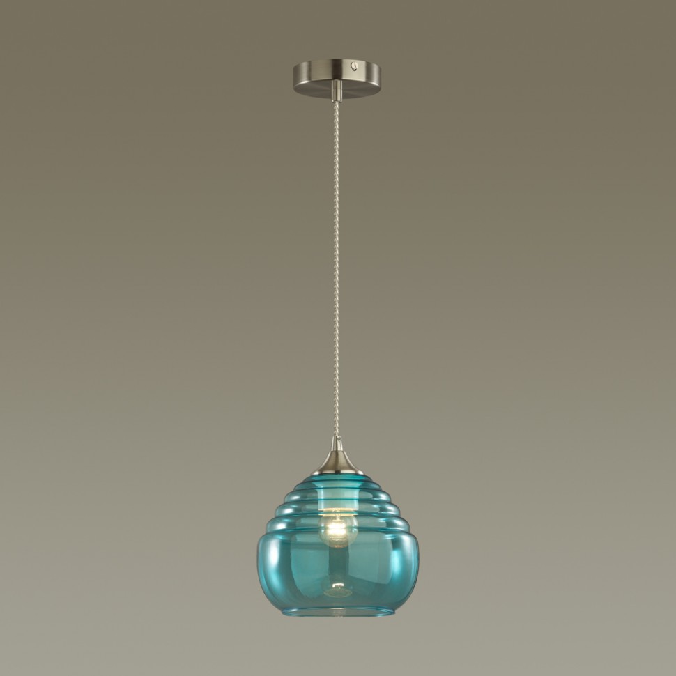 5287/1 LUMION SUSPENTIONI голубой подвес LESTER, 18см диаметр