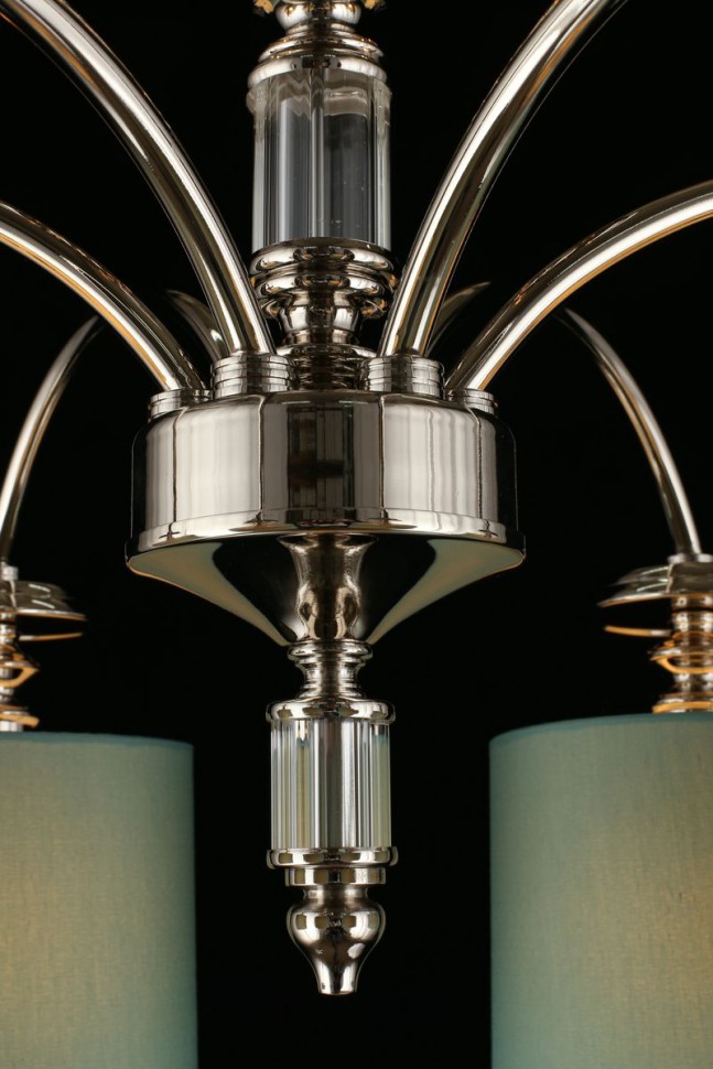 APL.714.07.06 APLOYT потолочная люстра Nikolet, бирюзовый, хром