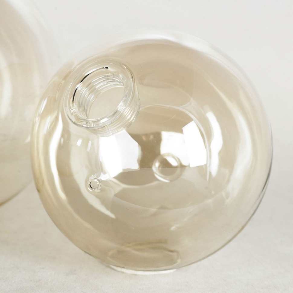 LSP-8751 LUSSOLE LOFT подвесная люстра, матовое золото, янтарный, G9*14*25W, 80см диаметр