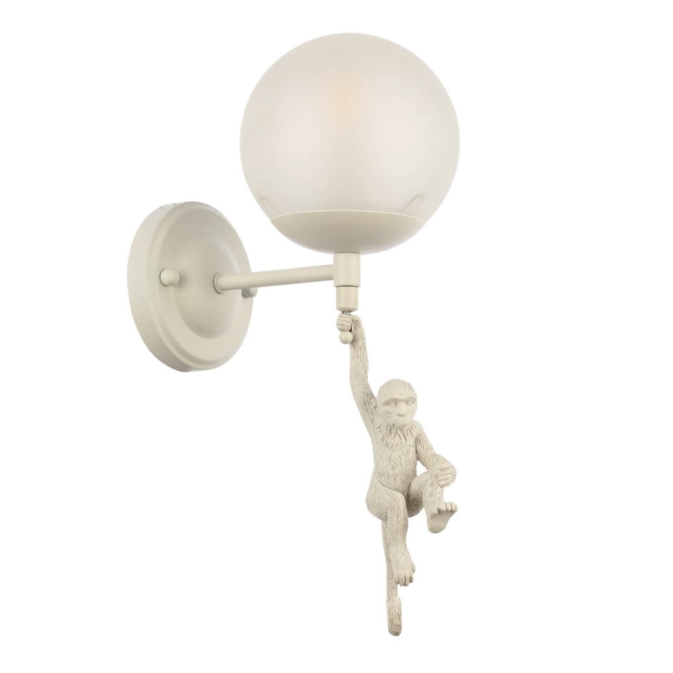 SLE115101-01 EVOLUCE белое бра Tenato, обезьяна