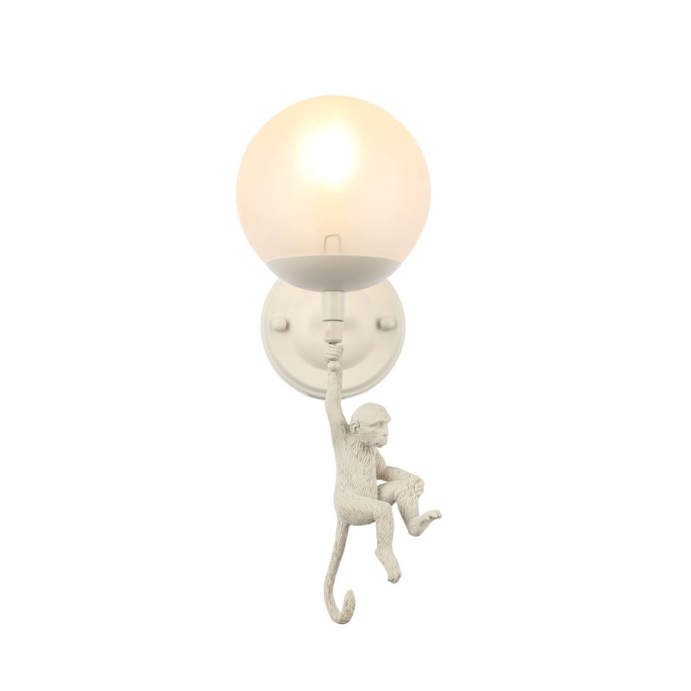 SLE115101-01 EVOLUCE белое бра Tenato, обезьяна