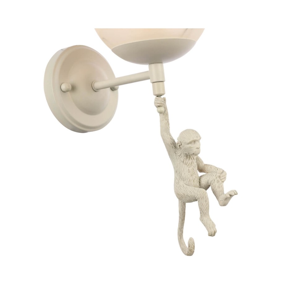 SLE115101-01 EVOLUCE белое бра Tenato, обезьяна