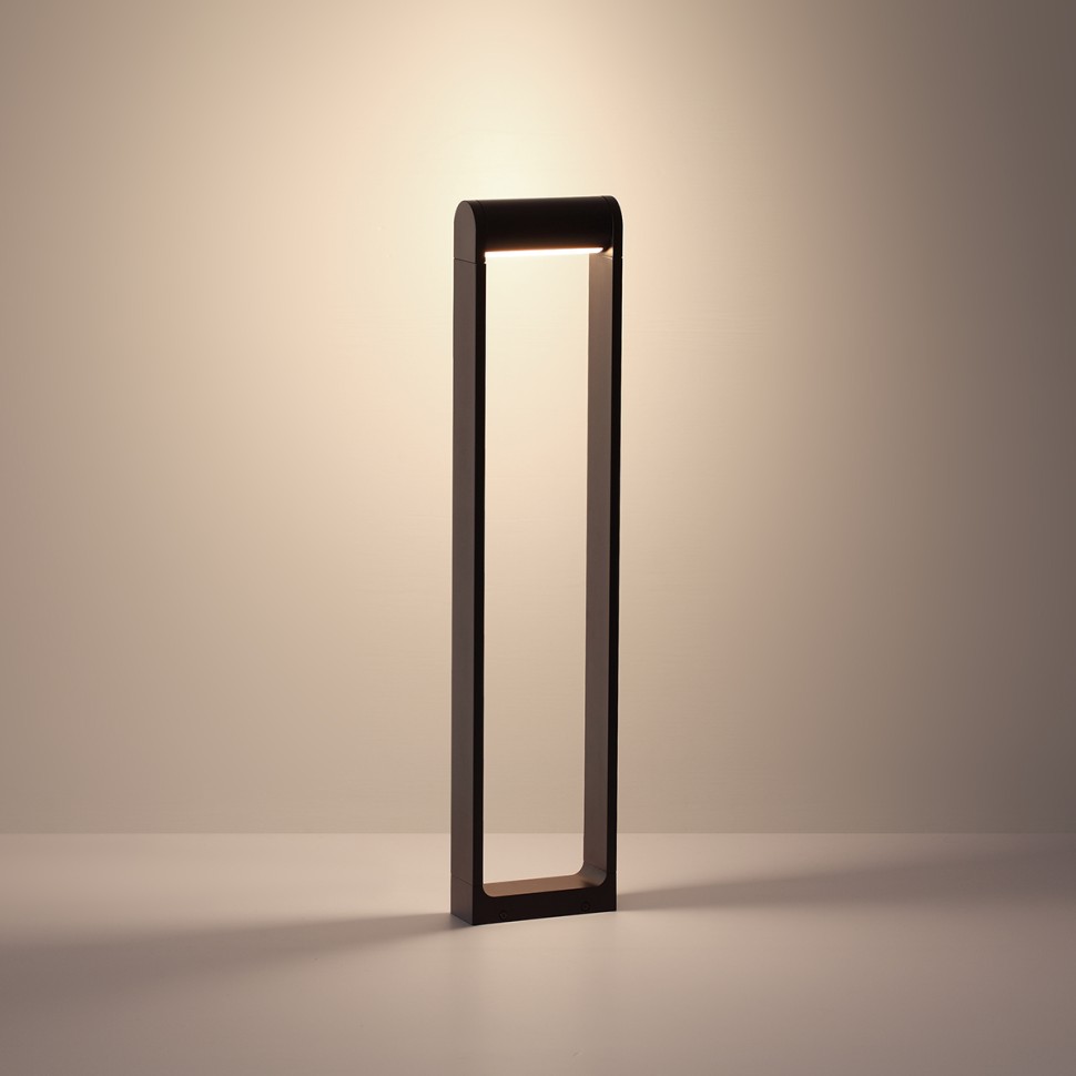 7117/12GLA ODEON LIGHT NATURE Ландшафтный светодиодный светильник TWINSET, чёрный/металл IP65, 12W, 900Лм, 3000K, угол рассеивания 120°, 80см, подвижный плафон