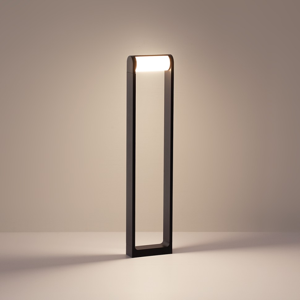 7117/12GLA ODEON LIGHT NATURE Ландшафтный светодиодный светильник TWINSET, чёрный/металл IP65, 12W, 900Лм, 3000K, угол рассеивания 120°, 80см, подвижный плафон