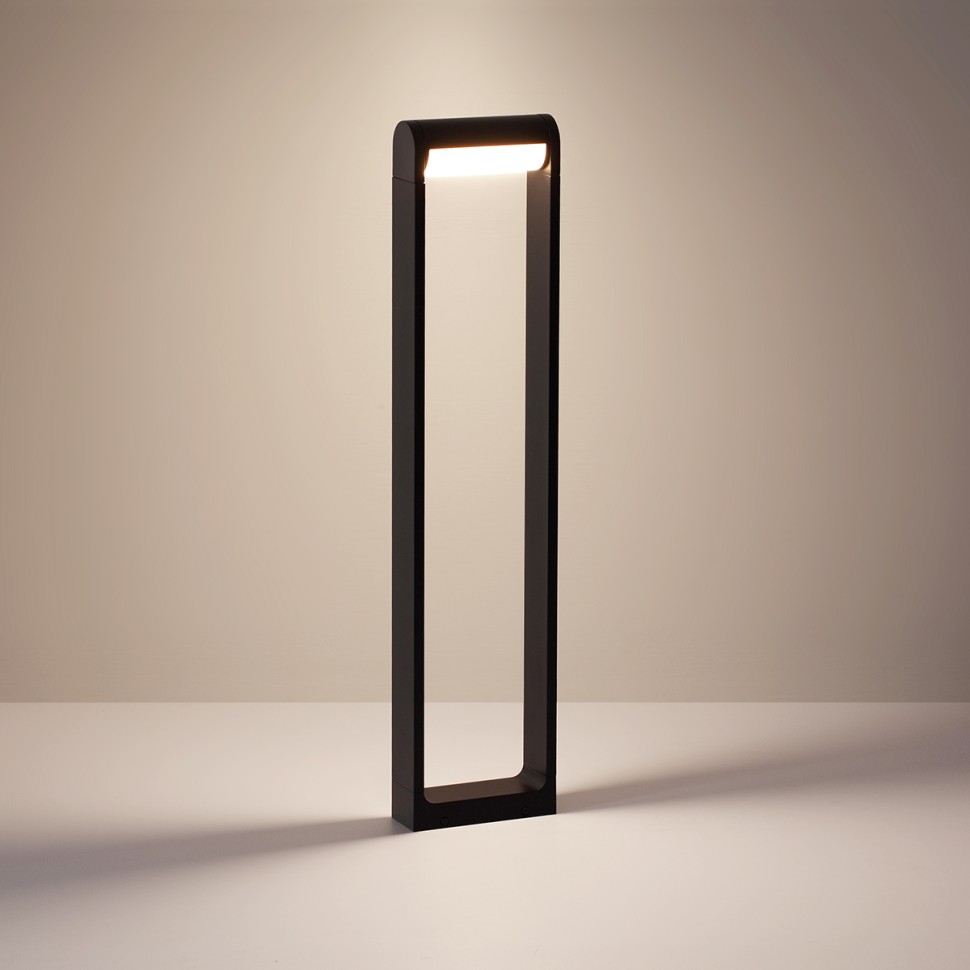 7117/12GLA ODEON LIGHT NATURE Ландшафтный светодиодный светильник TWINSET, чёрный/металл IP65, 12W, 900Лм, 3000K, угол рассеивания 120°, 80см, подвижный плафон