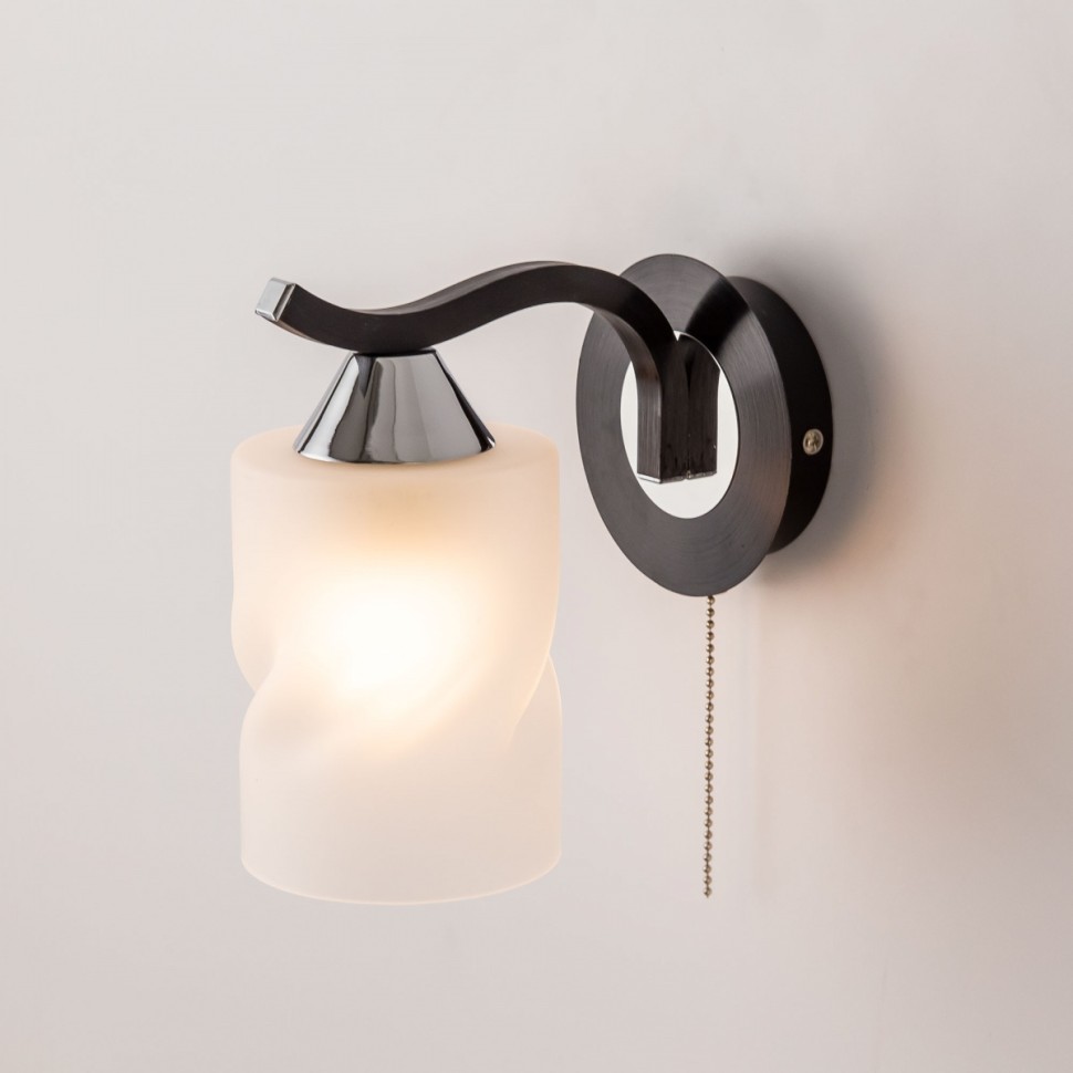 CL119411 Citilux Бра с выключателем Сиерра, венге, хром