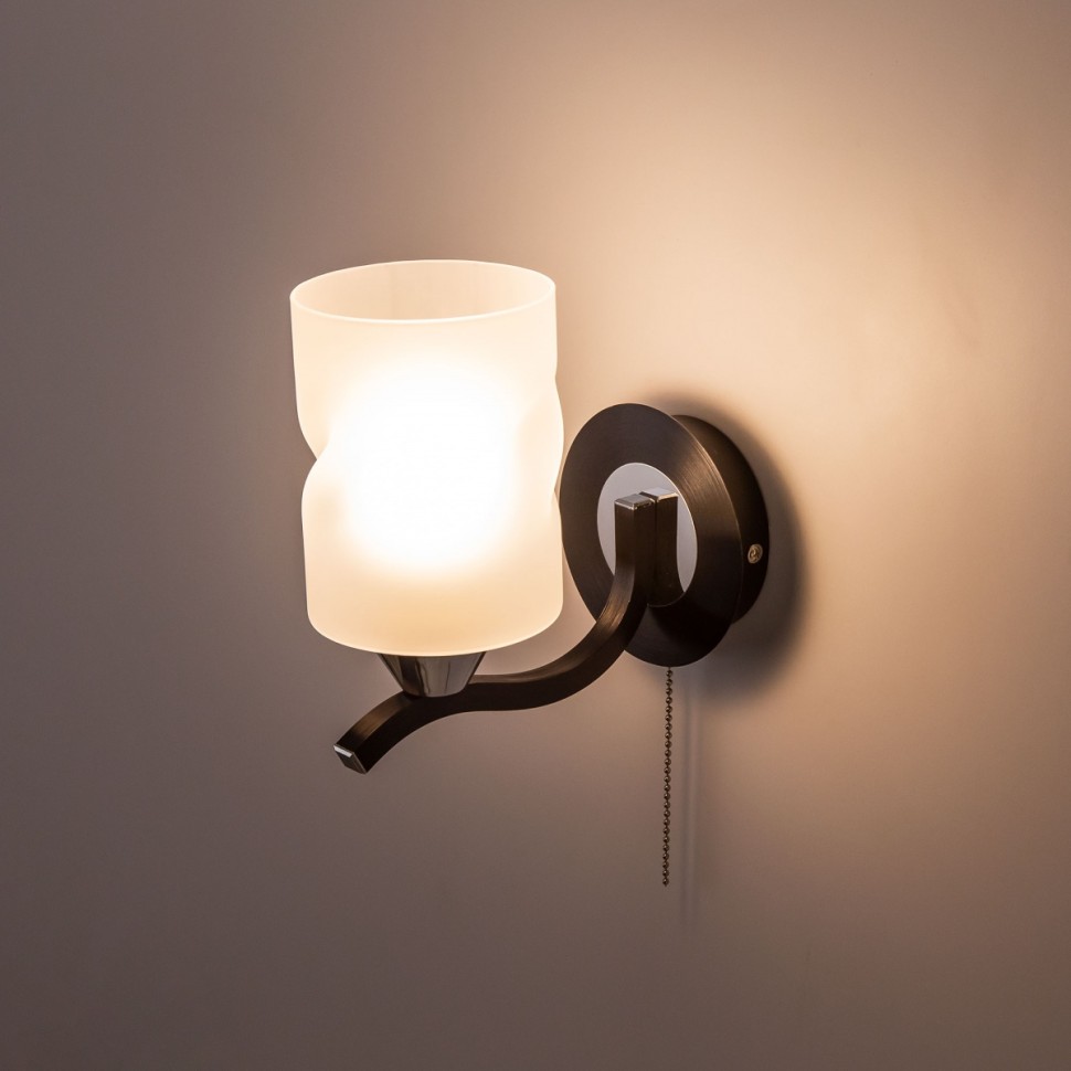 CL119411 Citilux Бра с выключателем Сиерра, венге, хром