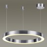 4244/35L Odeon Light подвесная люстра светодиодное кольцо BRIZZI, 60см, 35W, никель