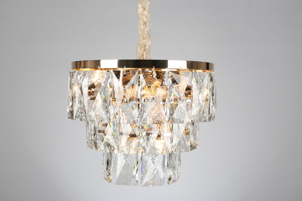 OML-72903-09 OMNILUX подвесная люстра хрусталь Volpedo, E14*9*40W, 45см диаметр