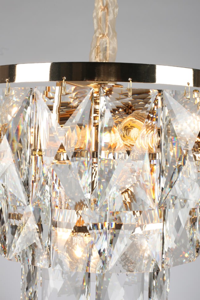 OML-72903-09 OMNILUX подвесная люстра хрусталь Volpedo, E14*9*40W, 45см диаметр