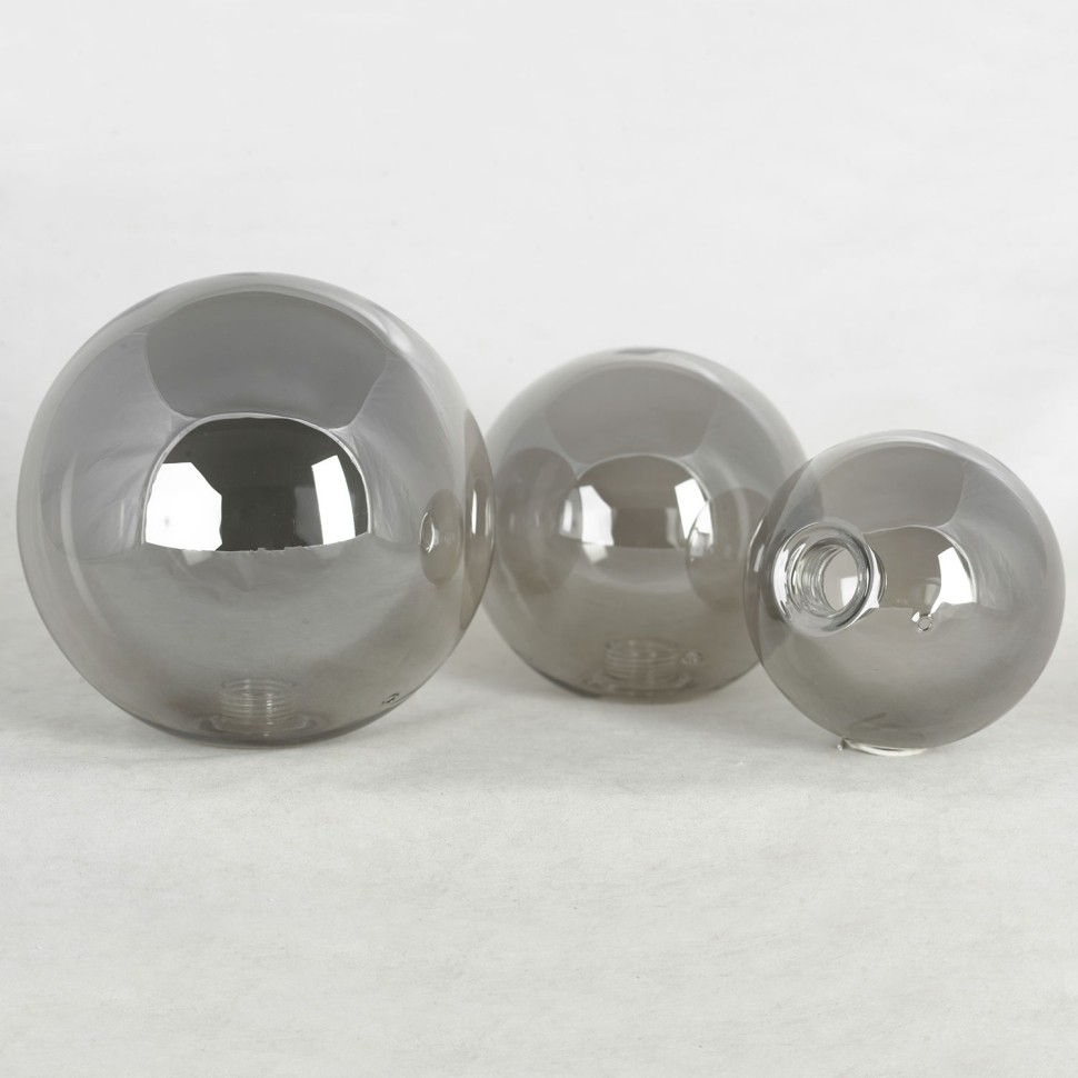 LSP-8750 LUSSOLE LOFT подвесная люстра, черный и золото, прозрачный-серый, G9*20*25W, 107см диаметр