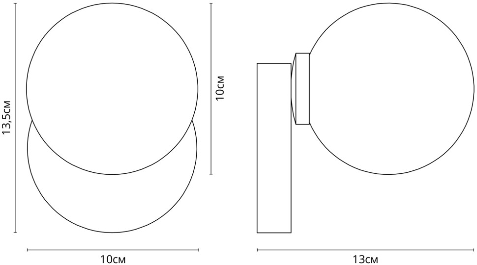 A3989AP-1AB ARTE LAMP бра модерн Bolla-Piccolo G9*1*25W, бронза, белый