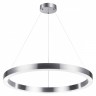 4244/45L Odeon Light светодиодная люстра кольцо BRIZZI никель, 80см, 45W
