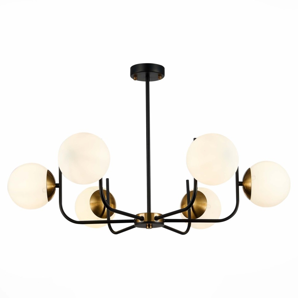 SLE1098-402-06 EVOLUCE Потолочная люстра на штанге Ciane, E27*6*60W