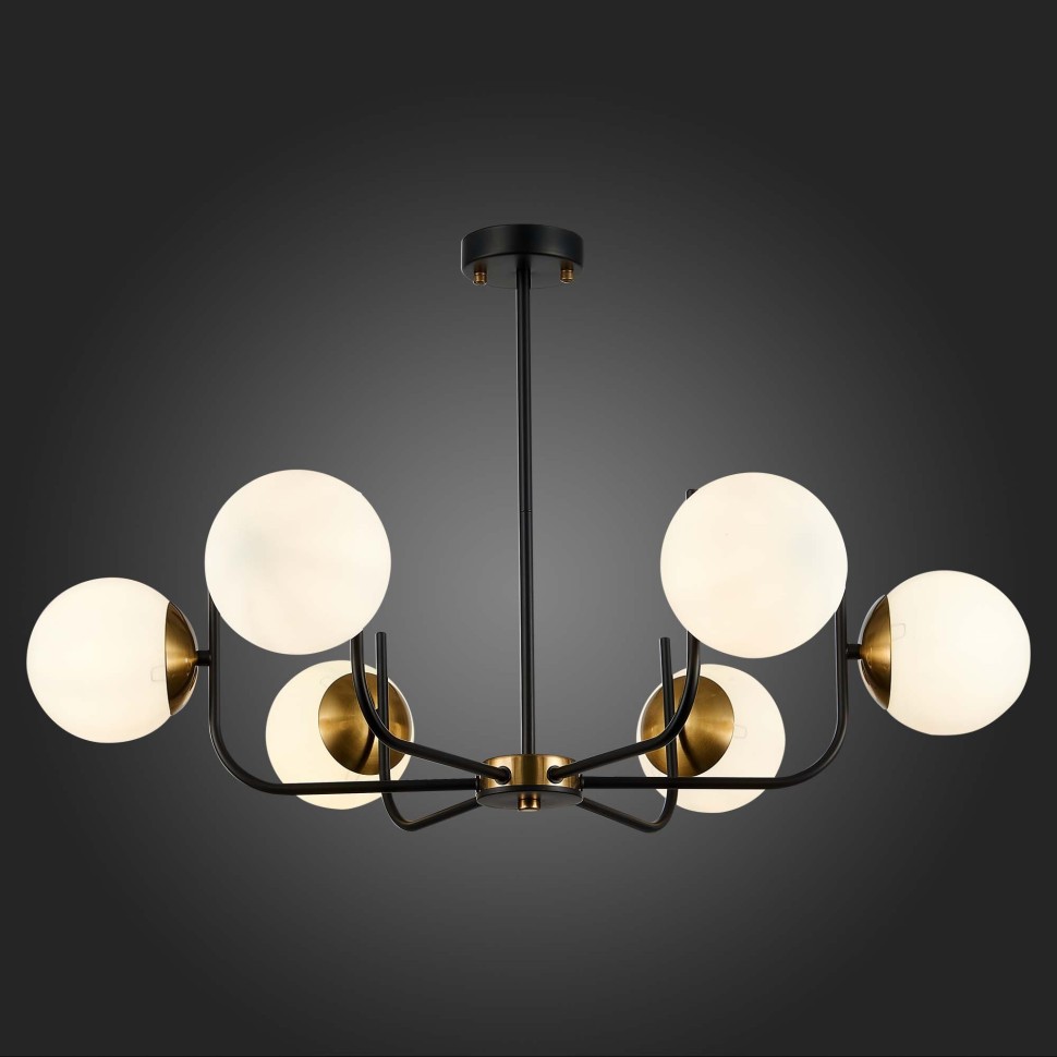 SLE1098-402-06 EVOLUCE Потолочная люстра на штанге Ciane, E27*6*60W