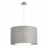 SLE300513-03 EVOLUCE Brescia подвесной светильник, серый, никель, 50см, E27*3*40W