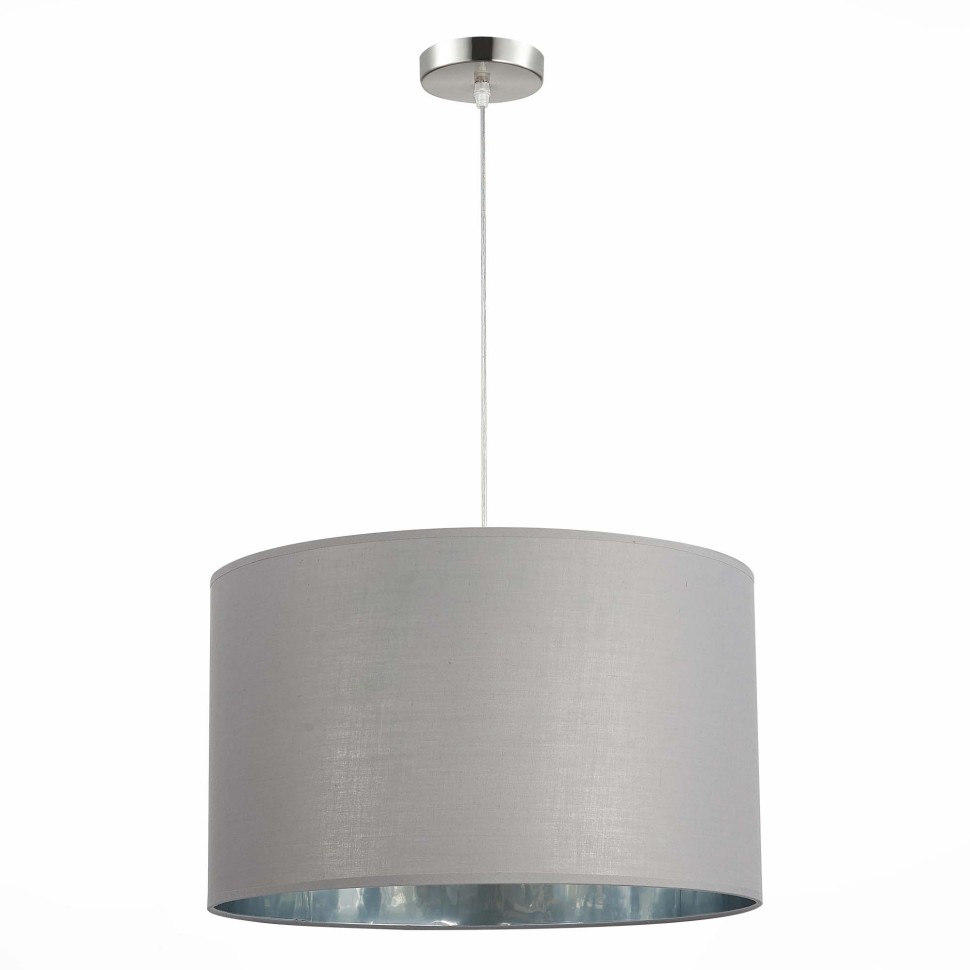 SLE300513-03 EVOLUCE Brescia подвесной светильник, серый, никель, 50см, E27*3*40W