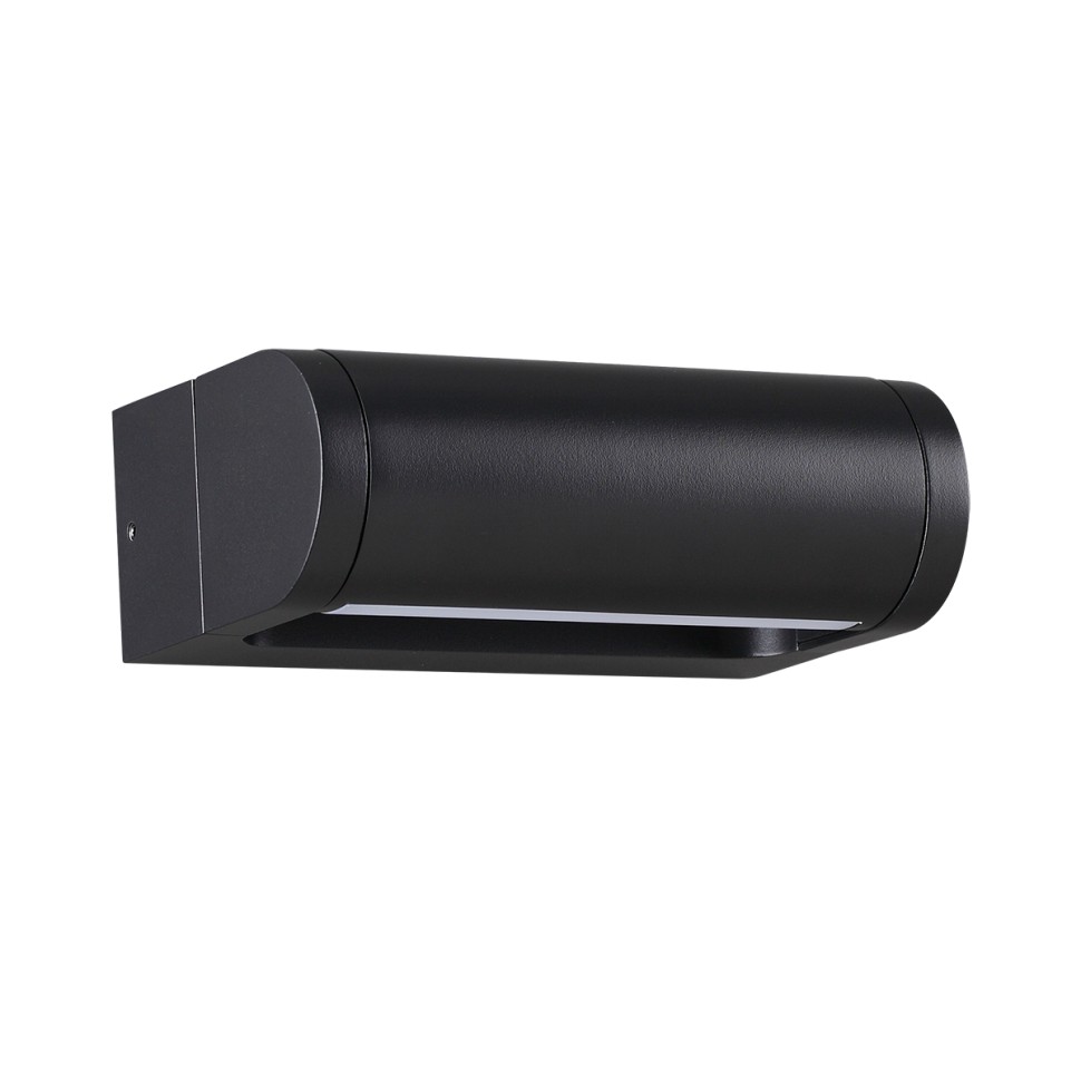 7117/12WL ODEON LIGHT NATURE уличный настенный светодиодный светильник TWINSET, чёрный/металл IP65, 12W, 3000K, угол рассеивания 120°, подвижный плафон