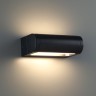 7117/12WL ODEON LIGHT NATURE уличный настенный светодиодный светильник TWINSET, чёрный/металл IP65, 12W, 3000K, угол рассеивания 120°, подвижный плафон