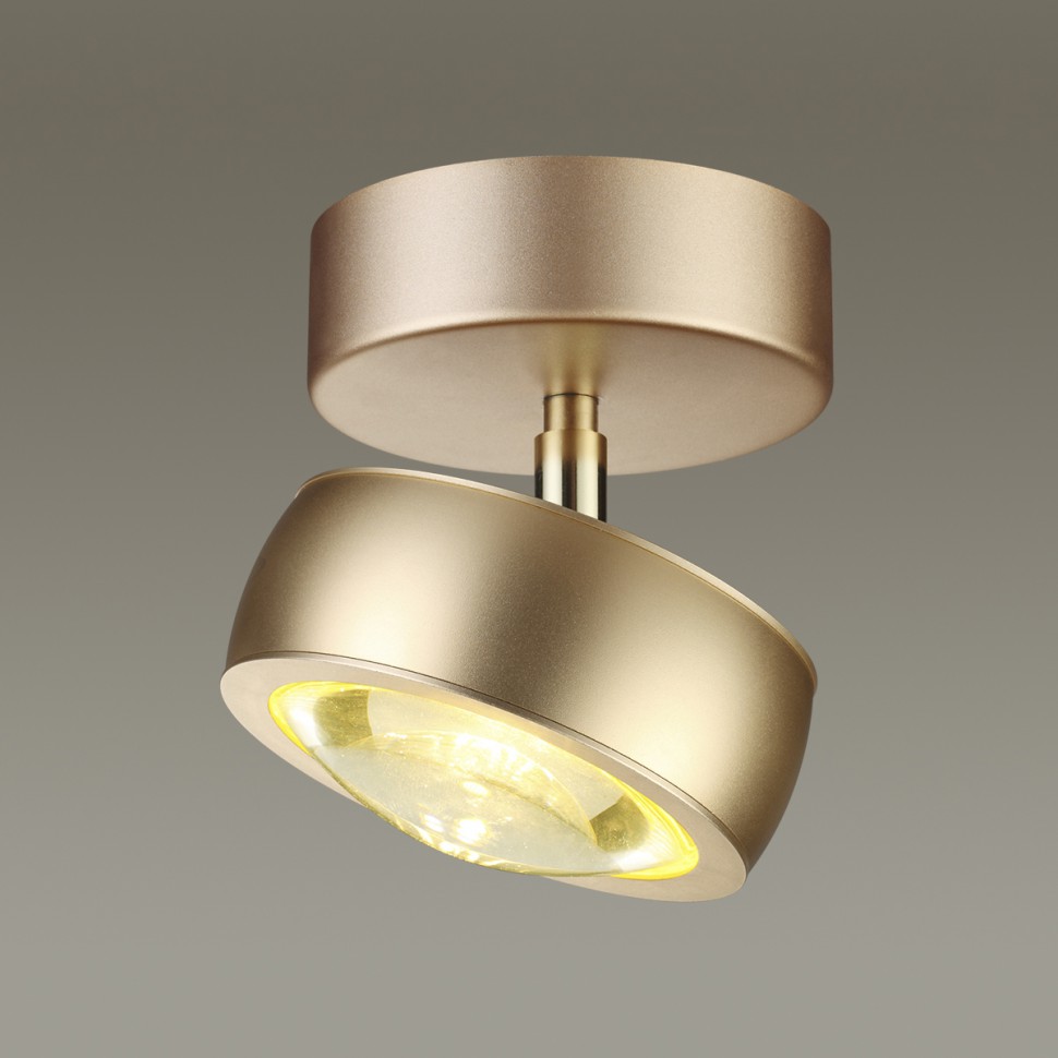 3874/10CL ODEON LIGHT Светильник накладной потолочный светодиодный OTTICO 10W 3000K