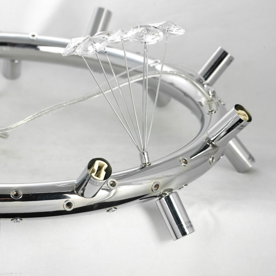 LSP-8339 LUSSOLE LOFT подвесная люстра Alaska, G9*16*40W, хром