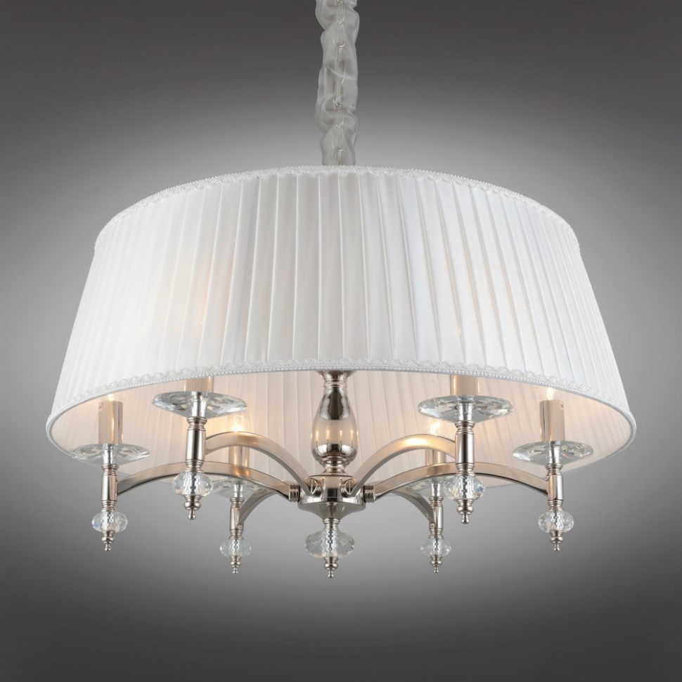 APL.711.06.06 APLOYT Светильник подвесной Lyusi, белый абажур 70см диаметр