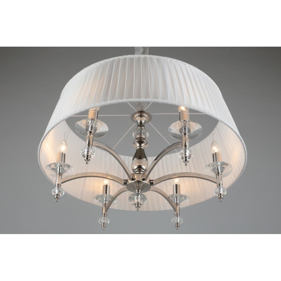 APL.711.06.06 APLOYT Светильник подвесной Lyusi, белый абажур 70см диаметр