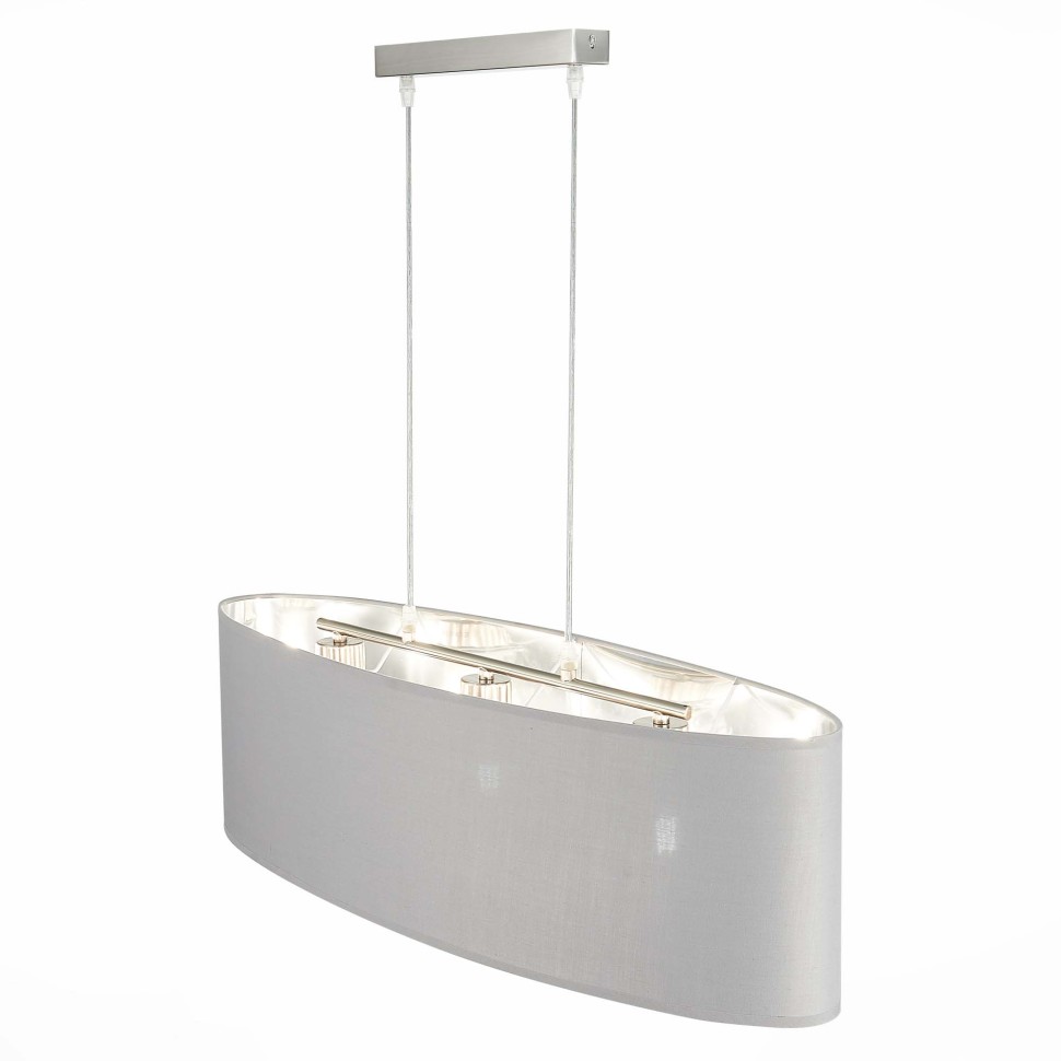 SLE300533-03 EVOLUCE Brescia подвесной светильник, серый, никель, E27*3*40W