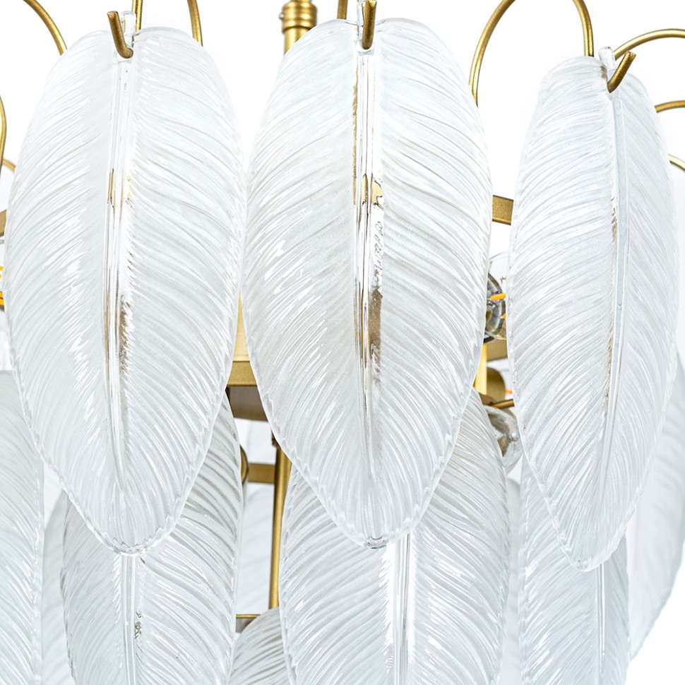 A4052LM-6SG ARTE LAMP подвесная люстра Evie, E14*6*40W, золото, белый, 43см диаметр