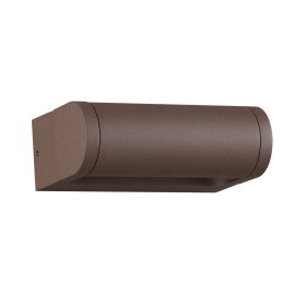 7118/12WL ODEON LIGHT NATURE уличный настенный светодиодный светильник TWINSET, коричневый/металл IP65, 12W, 3000K, угол рассеивания 120°, подвижный плафон