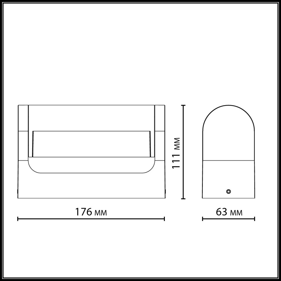7118/12WL ODEON LIGHT NATURE уличный настенный светодиодный светильник TWINSET, коричневый/металл IP65, 12W, 3000K, угол рассеивания 120°, подвижный плафон