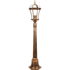 11619 FERON наземный уличный фонарь Неаполь IP44, золото, 105см
