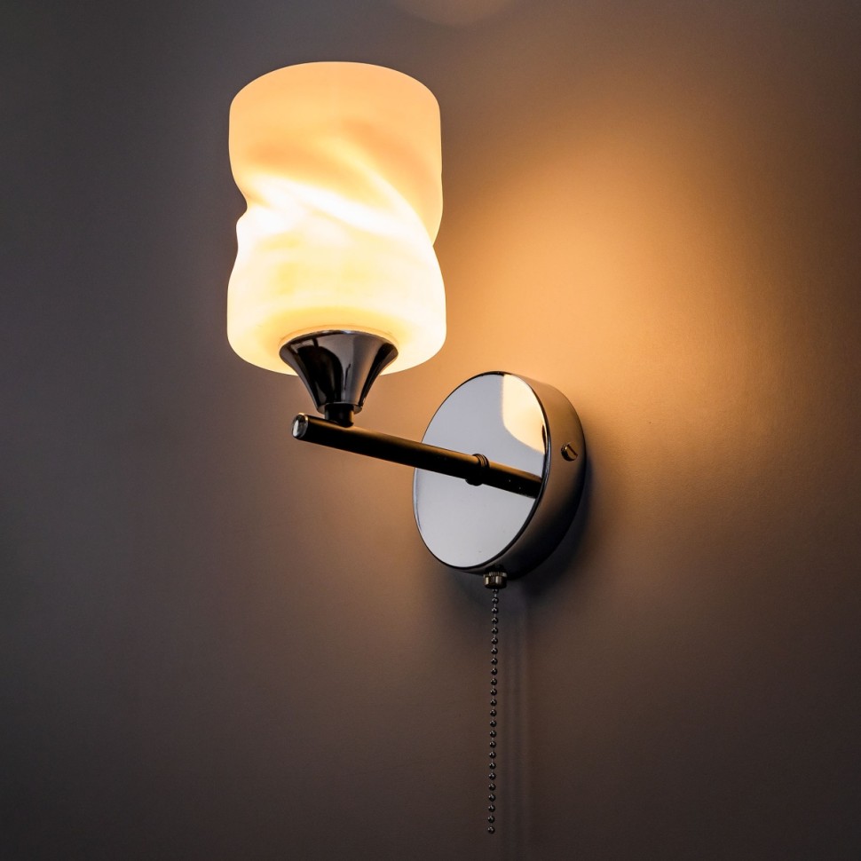 CL132315 Citilux Бра с выключателем Нильс, черный, хром