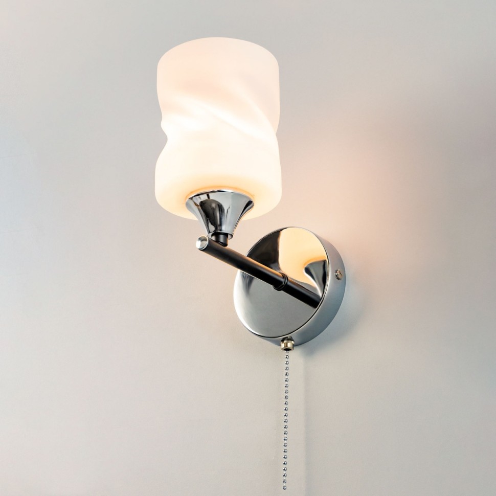 CL132315 Citilux Бра с выключателем Нильс, черный, хром