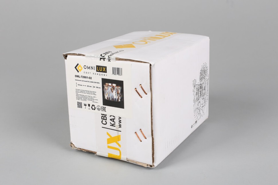 OML-72901-02 OMNILUX бра хрусталь Volpedo, E14*2*40W