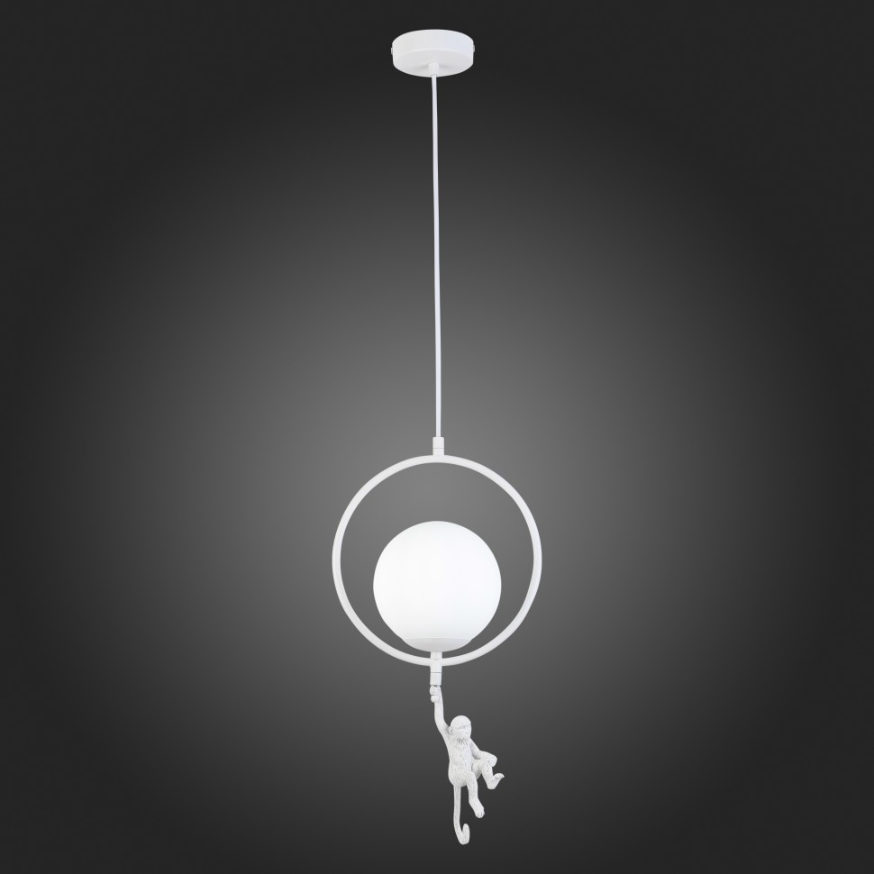 SLE115113-01 EVOLUCE белый подвесной светильник Tenato, обезьяна