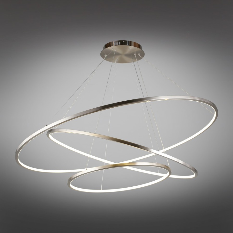 APL.020.13.138 APLOYT Monisia подвесная светодиодная люстра 3 кольца, 1200-900-600мм, 138W, 4000K, хром