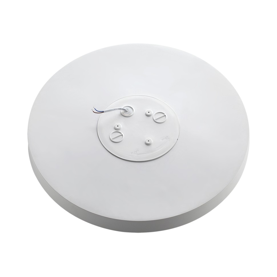 7759/50L SONEX MITRA Светильник светодиодный влагозащищенный GAMMA, с переключателем цветовой температуры, пластик/белый 50W 3000/4000/6500K, IP54, 50см диаметр