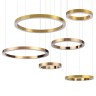 Подвесной светильник-кольцо Odeon Light 3885/35LG BRIZZI 42W, 4000K, 2100Lm, золотистый, 60см