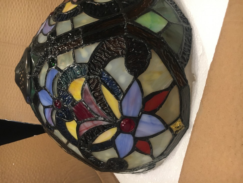 826-804-01 Velante настольная лампа Тиффани, 30см диаметр, 45см высота