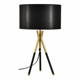 LSP-0615 LUSSOLE интерьерная настольная лампа, черная с золотом