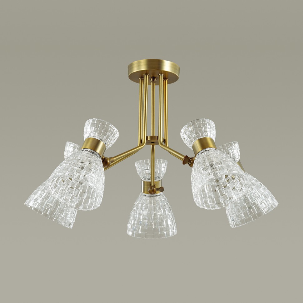 3704/5C LUMION COMFI потолочная люстра JACKIE, E14*5*40W