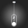 SLE115123-01 EVOLUCE белый подвесной светильник Tenato, обезьяна