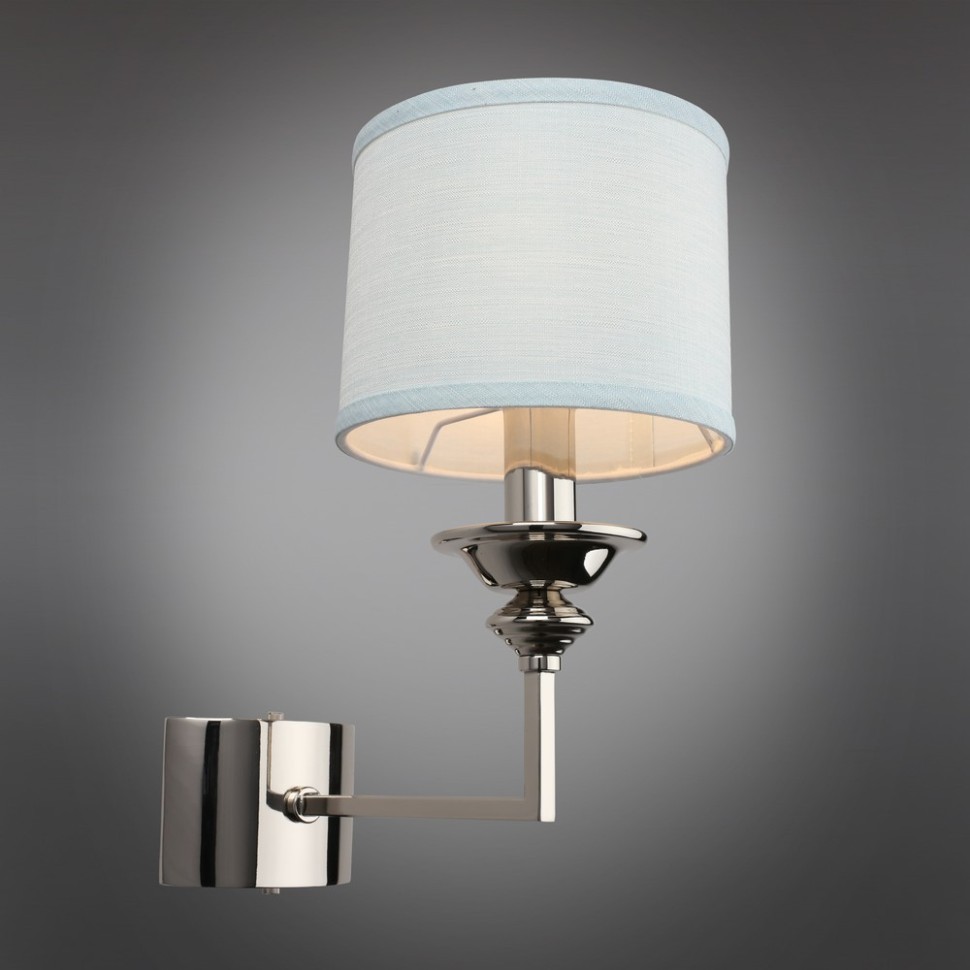 APL.712.01.01 APLOYT Бра настенное Malwa, хром, голубой