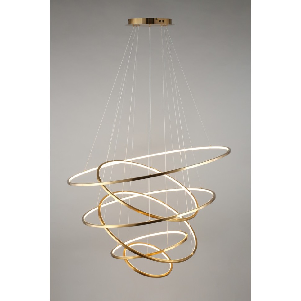 APL.020.03.243 APLOYT Monisia подвесная светодиодная люстра 6 колец, 1200-1000-800-800-600-400мм, 243W, 3000K, бронза