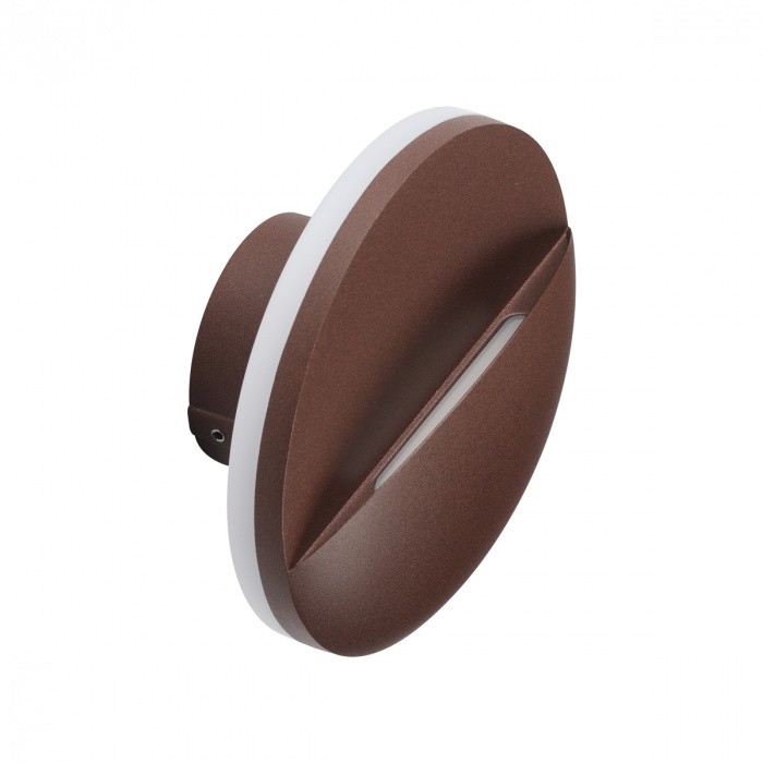 359534 NOVOTECH STREET коричневый ландшафтный светодиодный настенный светильник HALO, IP54, 10W, 3000К