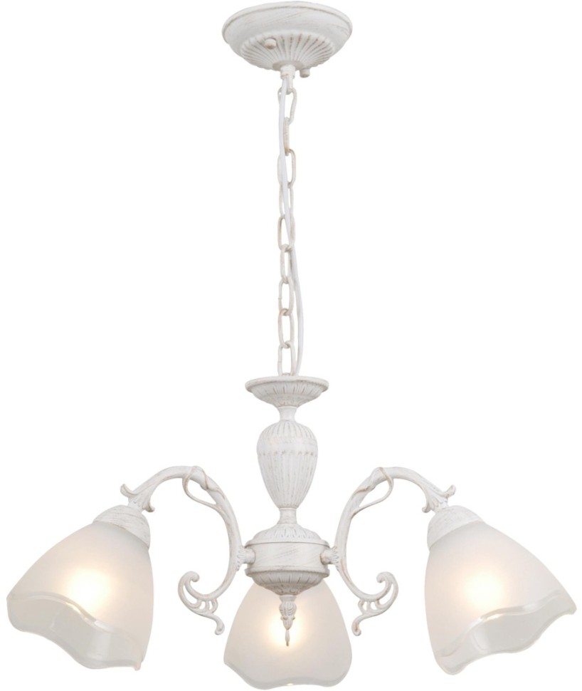 CL413230 CITILUX подвесная люстра Патина Латур, белый, золото, E27*3*75W