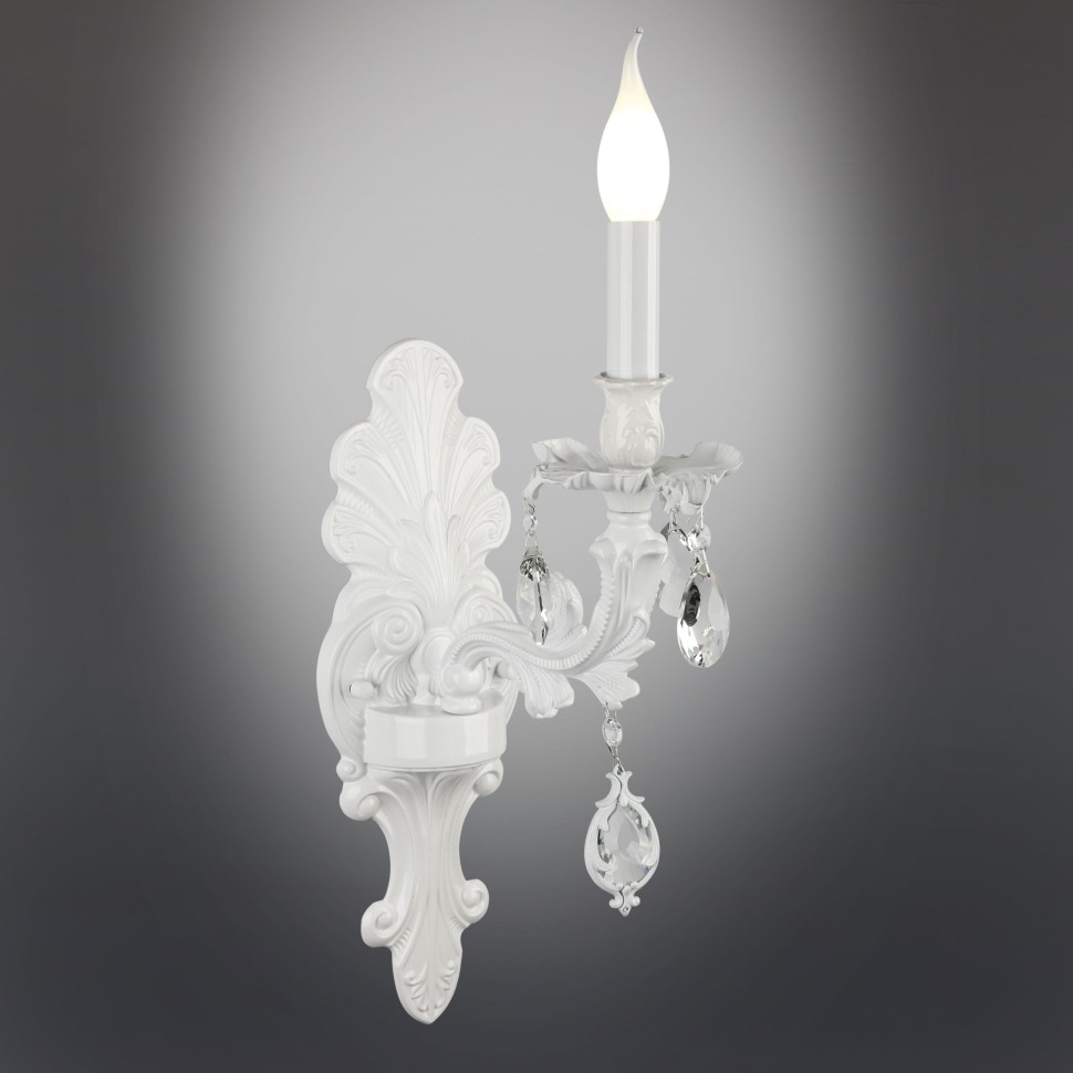 OML-74711-01 OMNILUX классическое бра Senis, белое, E14*1*40W