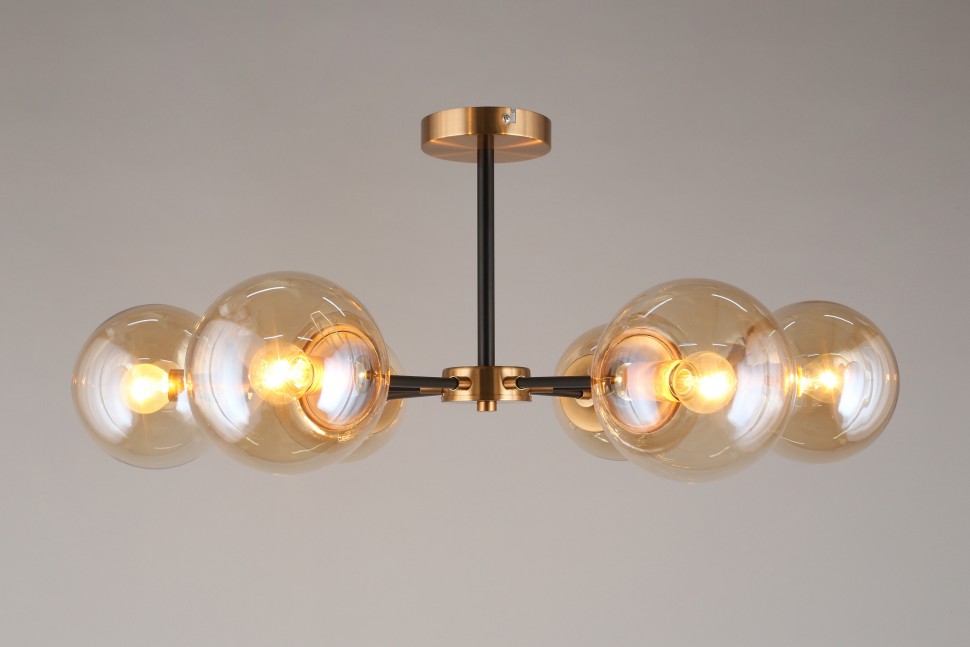 APL.909.07.06 APLOYT потолочная люстра Beta, E14*6*40W, янтарный