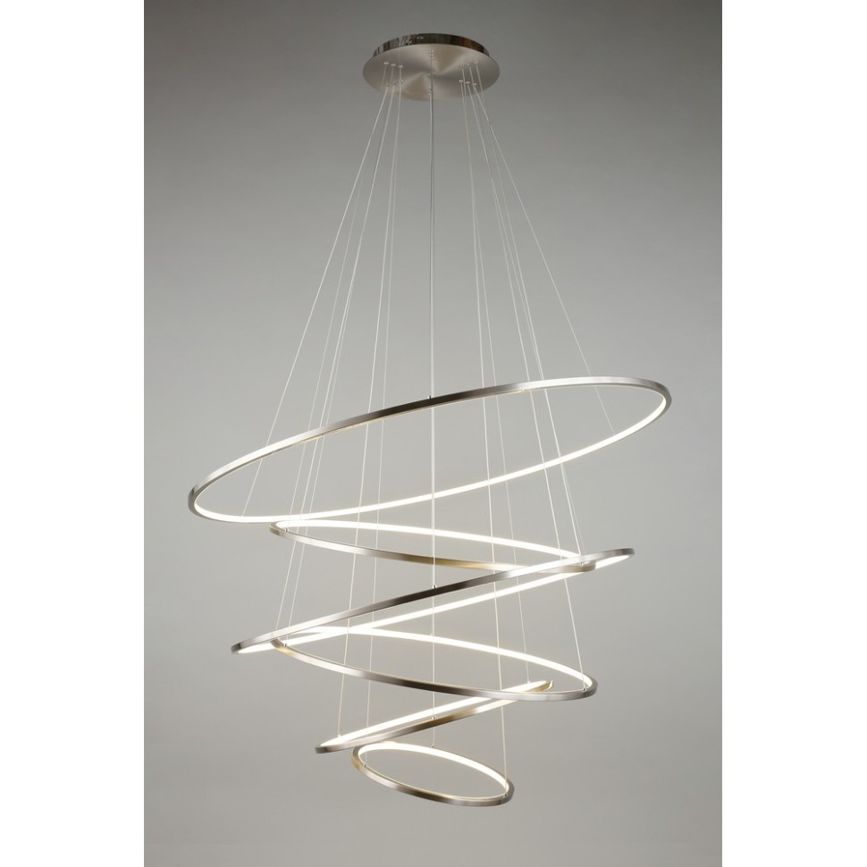 APL.020.13.243 APLOYT Monisia подвесная светодиодная люстра 6 колец, 1200-1000-800-800-600-400мм, 243W, 4000K, хром